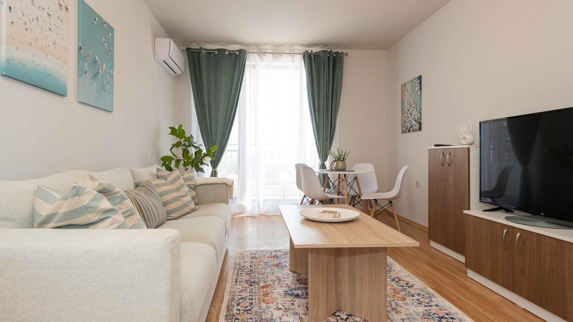 June One Bedroom Sea View Apartment Diamond Beach Resort Sarafovo Esterno foto